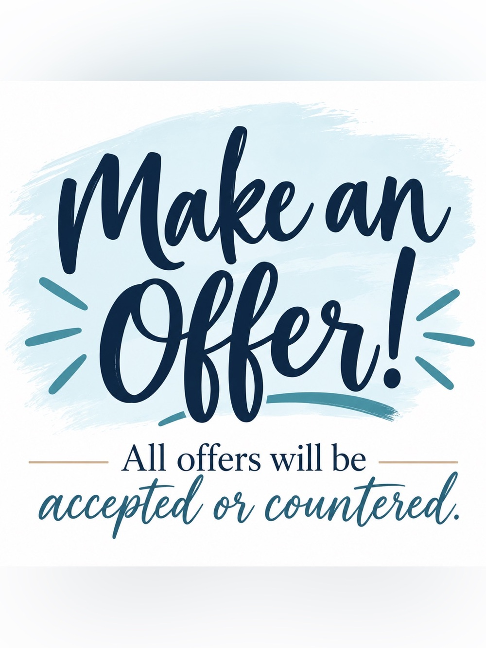 Make an offer🤗